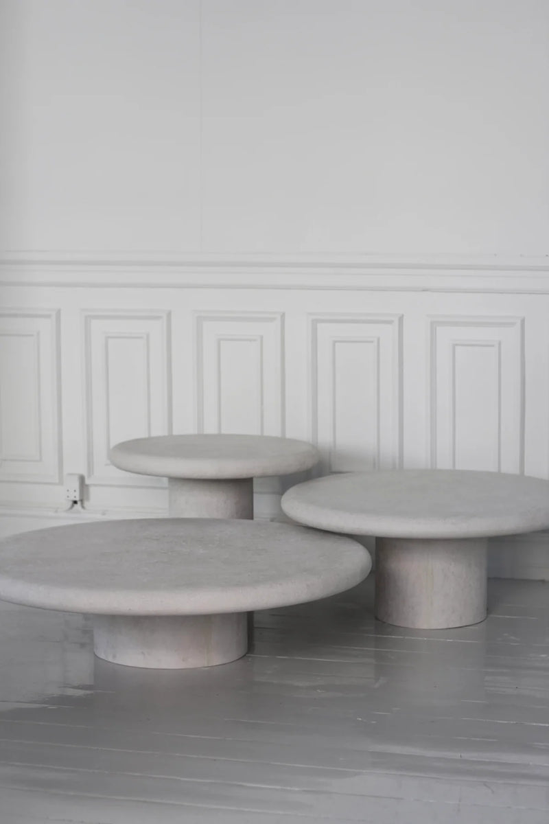 Nomad coffee table ø100cm Sandstone