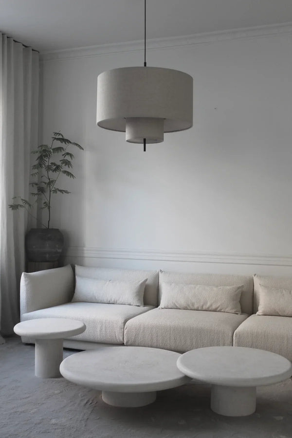 Nomad coffee table ø100cm Sandstone