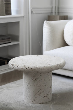Nomad coffee table ø60cm Travertine