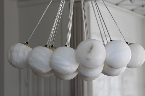 Globe chandelier