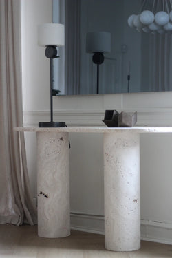 Nomad console Travertine