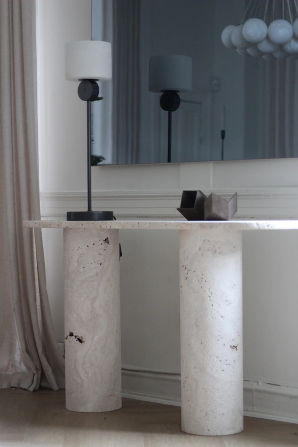 Nomad console Travertine