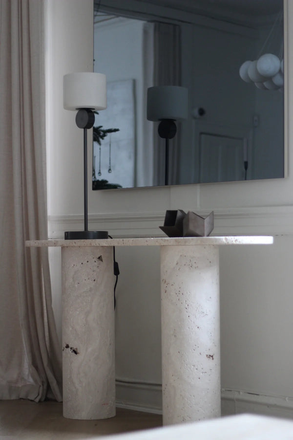 Nomad console Travertine