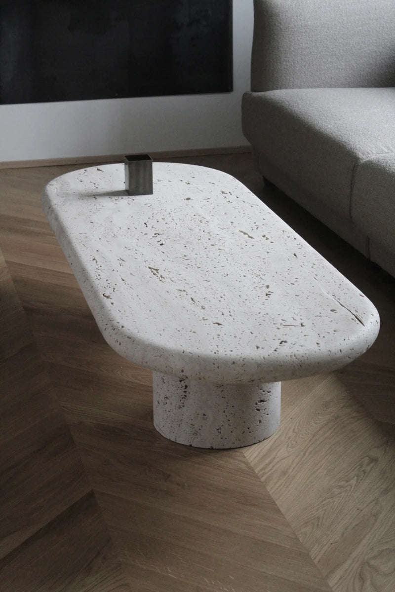 Nomad oval coffee table