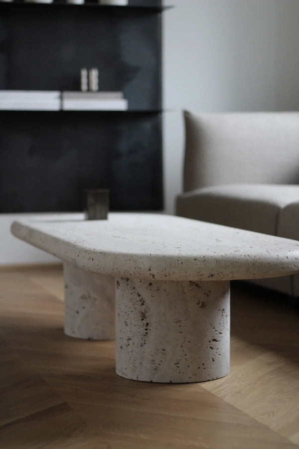 Nomad oval coffee table