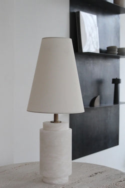 Table lamp alabaster