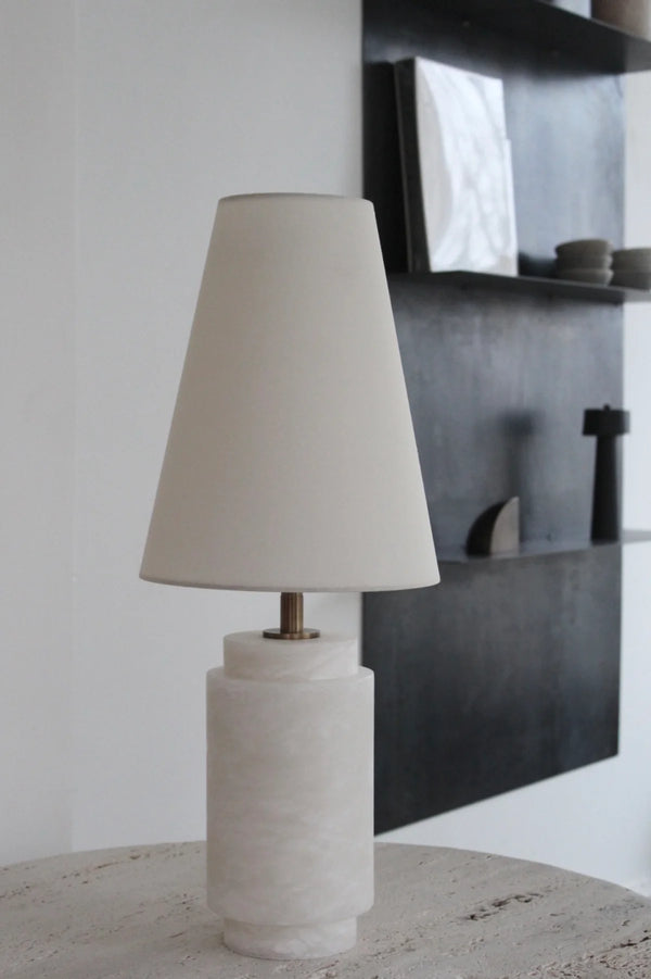 Table lamp alabaster